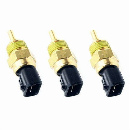3X Auto Parts Engine Coolant Temperature Sensor for 2000-2015 39220-38030 3x temperature sensor Black&Yellow