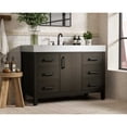 thumbnail image 3 of Elegant Kitchen and Bath 48 inch Single Bathroom Vanity In Mocha Brown, 3 of 10