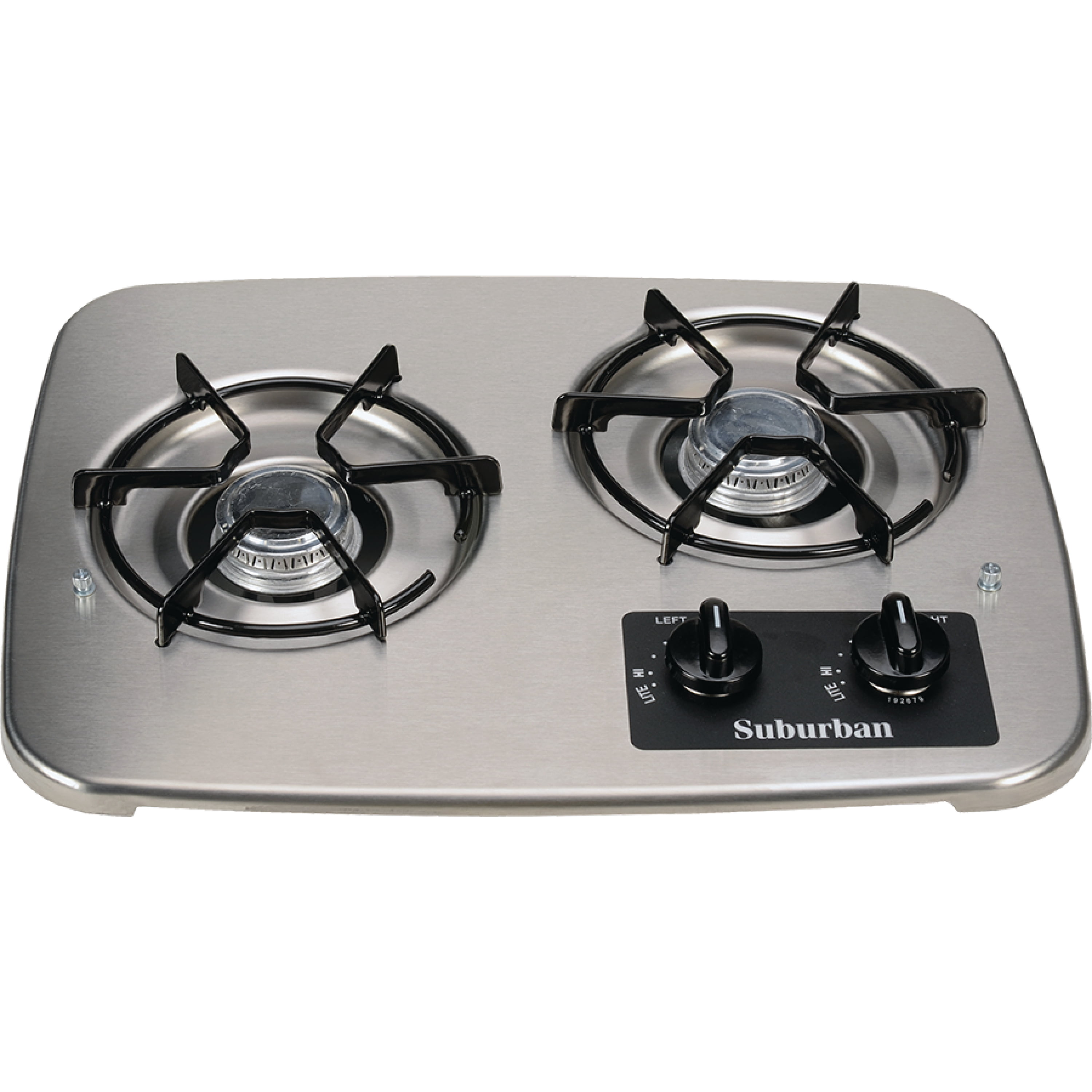 Suburban 2968AWH Cooktop White 2-Burner Cover