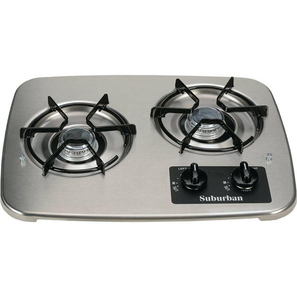 Suburban 2Burner DropIn RV Cooktop