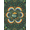 Green, Pattern 16, variant on ODIKA 4'x6' Machine Washable Non-Slip Area Rug, Traditional Green High Traffic Rug, Green, 1300692