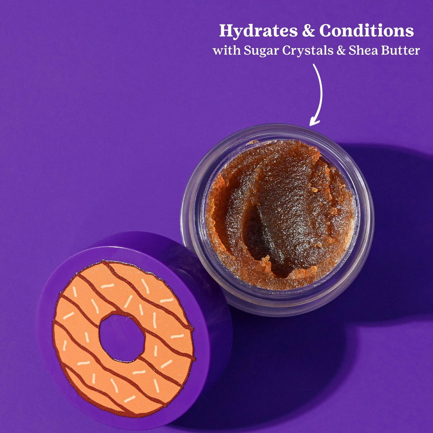 Hard Candy x Girl Scouts Hydrating Sugar Lip Scrub with Shea Butter & Real Sugar Crystals, Limited Edition Girl Scout Coconut Caramel Flavor, 0.53 fl oz