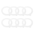thumbnail image 3 of 8 Pcs Seal Rings For Mason Jars Lids Sealing Rings Jar Seals Replacement Silicone Rings, 3 of 8