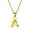 Gold Plated, variant on Bestyle Gold Plated Initial Necklace Stylish 3D Twist Letter S Pendant Necklace Script Name Monogram Jewelry Gift for Women