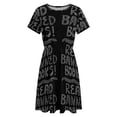 thumbnail image 4 of Read Banned Books Short Sleeve Dress Women Summer Evening Dresses Ladies Sundress, 4 of 7