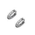 thumbnail image 2 of Qarigey 2 uds pendientes de aro colgante de acero inoxidable accesorios de joyería de boda aros redondos esposa hermana presente moda Ropa, zapatos y accesorios Miscelánea 2.0*6mm plata Qarigey AP016826-01, 2 of 6