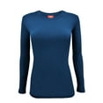 thumbnail image 2 of M&M SCRUBS Women's Under Scrub Tee Crew Neck Long Sleeve T-Shirt, 2 of 2