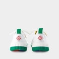 thumbnail image 3 of Casablanca Court Sneakers - Leather - White/Green White (Women's), 3 of 3