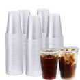 thumbnail image 2 of 100PCS Disposable Clear Plastic Cups Outdoor Plastic Coffee Cups Picnic Birthday Kitchen Party Tableware Christmas New Year, 2 of 9