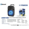 Fisher FBX820K Jambox Sound 8" Bluetooth Portable Speaker