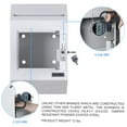 thumbnail image 3 of DuraBox Wall Mount Locking Deposit Drop Box Safe (W300) (Grey), 3 of 4