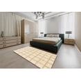 thumbnail image 4 of Ahgly Company Indoor Rectangle Abstract Yellow Solid Area Rugs, 2' x 3', 4 of 6