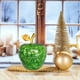 thumbnail image 3 of Adornos navideños, adornos navideños, regalos navideños, manzanas de cristal, regalos de Nochebuena para ella, manzanas ornamentales románticas, manzanas de cristal, 3 of 6