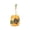 Pineapple, variant on Rope Loop Soap with Sculpted Shape, Handmade Bath Format and Paper Wrap for Guest Bathroom and Shower Shelf Use