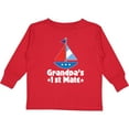 thumbnail image 3 of Inktastic Grandpas First Mate Nautical Sailboat Boys Long Sleeve Toddler T-Shirt, 3 of 5