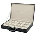 thumbnail image 2 of Caja de reloj Yuyangstore de cuero PU con 36 ranuras, soporte para relojes, 2 of 8