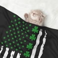 thumbnail image 7 of St. Patrick'S Day Irish America Flag Dog Blanket Soft Warm Flannel Cat Blanket Great Pet Throw for Cats Puppy Small Medium Large Dog, 7 of 7