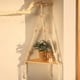thumbnail image 4 of Estante colgante de macramé Estante de esquina Estante flotante Estante Zulema Estante de esquina para colgar en la pared, 4 of 8