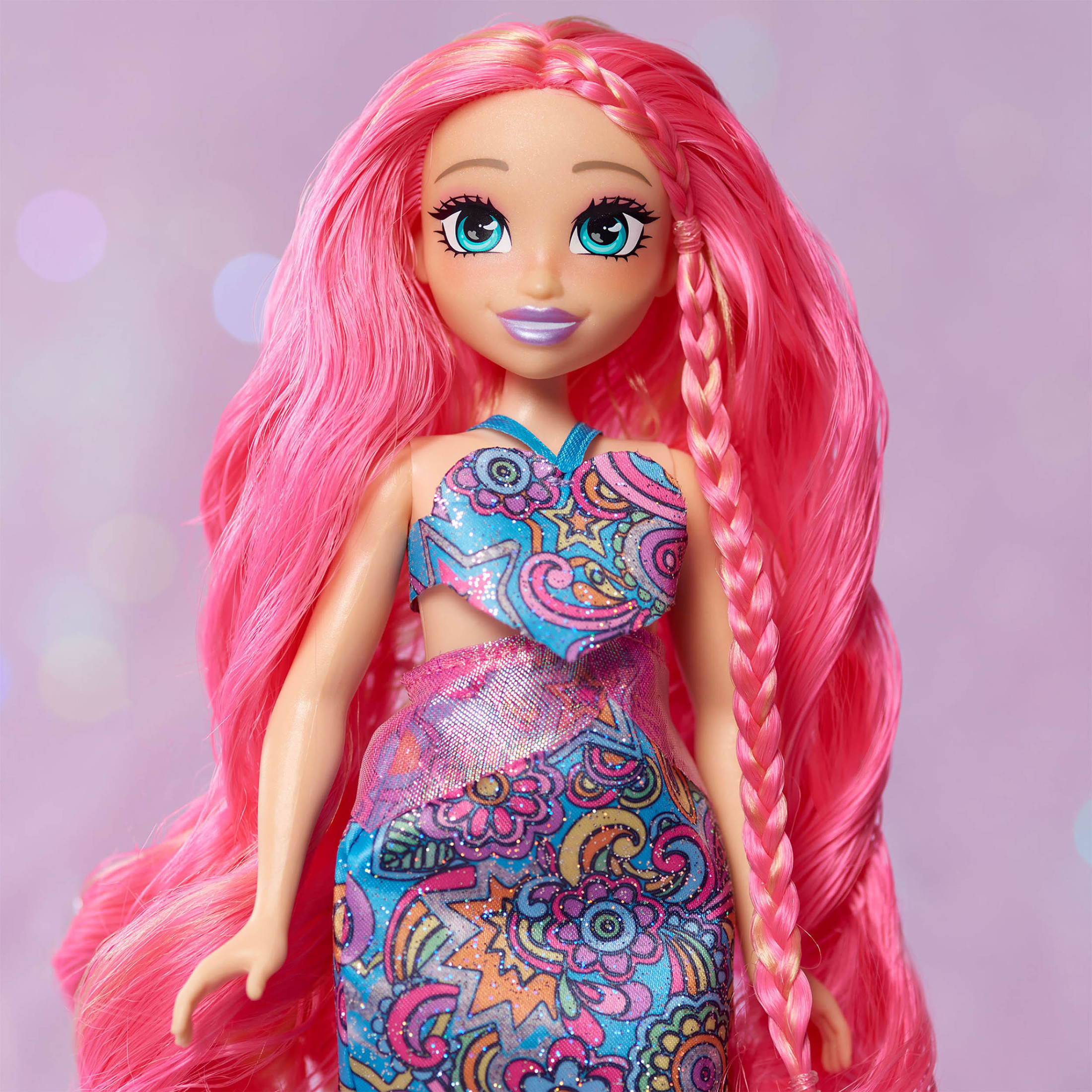 NEW dolls kill OCEAN ENCHANTRESS MERMAID WIG - PINK TRICKZ N\' TREATZ Amazon.com: MERMAID HIGH, Spring Break Oceanna Mermaid Doll  main image 4