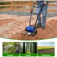 thumbnail image 6 of ANLIBATT Garden Tiller Gas 16 inch Power Tiller with 4 Steel Tines 8.7 Tilling Depth Adjustable Height Setting for Digging Soil Cultivation, 6 of 8