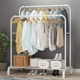 thumbnail image 4 of Perchero Rack Armable Doble Organizador de ropa Color Blanco Practiksa Rack Doble, 4 of 5