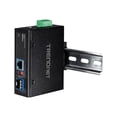 thumbnail image 1 of TRENDnet TI-F11SFP - Convertisseur de Média - 1 Go - 10Base-T, 100Base-TX, 1000Base-T - RJ-45 / SFP (mini-GBIC) - Conforme TAA, 1 of 6