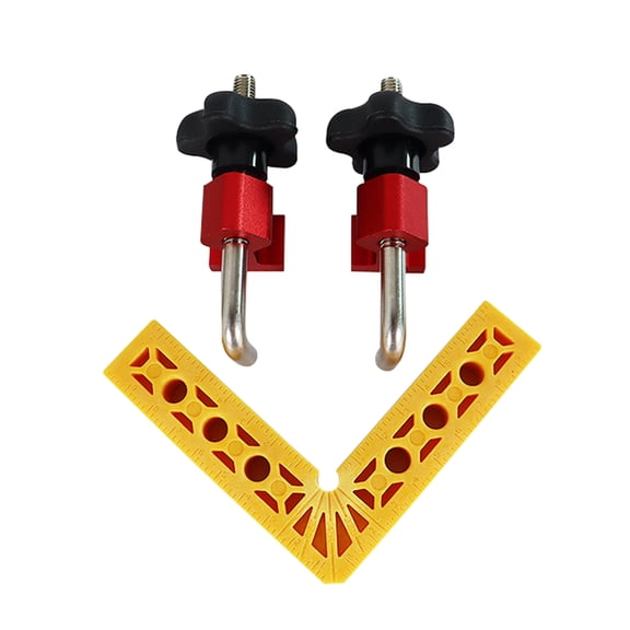 90 Degree Positioning Squares Right Angle Clamps Aluminum Alloy Woodworking Carp