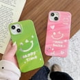 thumbnail image 6 of Cute Smile Face Love Heart Soft  for iPhone Case (Pink,iPhone 12 Pro), 6 of 6