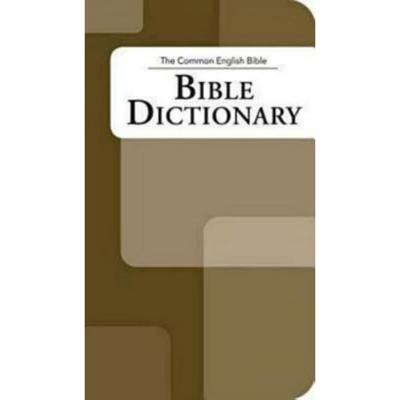 The Common English Bible: Bible Dictionary, (Paperback)