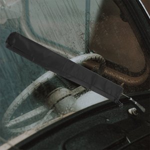 PAMINGONO 2 Paires Voiture Wiper Blade Manches Noir imperméable Facile à nettoyer Voiture Wipper Blades