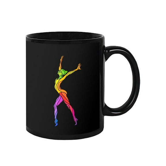 Silhouette Of Gymnast Girl. Mug Unisex's -Image by Shutterstock