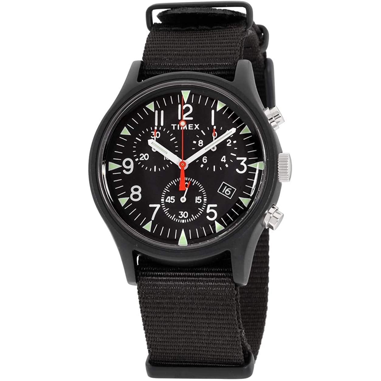 Timex Mens Chronograph Quartz Watch with Nylon Strap TW2T10700