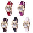thumbnail image 4 of HEVIRGO Mignon Visage de Chat Cadran Rond Similicuir Femmes Analogique Montre-Bracelet à Quartz, 4 of 10