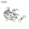thumbnail image 3 of Ball Bearing Swivel, 10Pcs 209lb Carbon Steel Rolling Fishing Tackle, Silver, 3 of 6