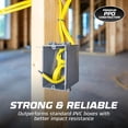 thumbnail image 5 of OHLECTRIC 1-Gang New Work Outlet Box, 18 Cubic Inch (80-Pack) Single Gang PVC Electrical Box Captive Nail Mounting, Non-Metallic PPO/PVC Plastic Construction Boxes GFCI Outlets Dimmers, UL/ETL Listed, 5 of 7