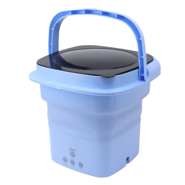 Mini Lavadora Portátil, Mini Lavadora Plegable Con Tapa Negra, Lavadora Y Secadora Eléctrica Para Apartamentos, Dormitorios, Camping, Vehículos Recreativos,
