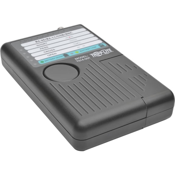 Tripp Lite Network Cable Continuity Tester Cat5/cat6/6a Rj11 Rj45 Usb Bnc - Network Tester