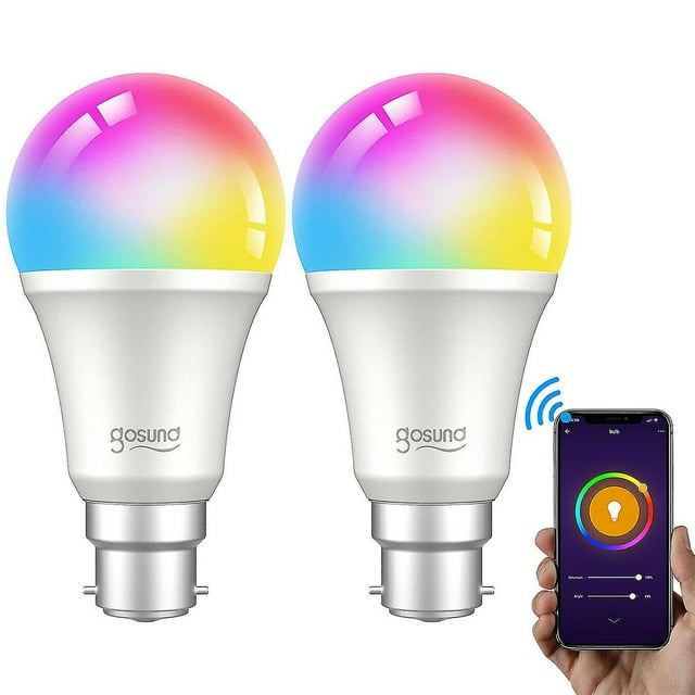 Gosund B22 Smart Led Light Bulb 8w Wifi Rgb Colour Changing-eyzi