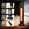 thumbnail image 2 of Datingday 1500W Infrared Space Heater with Remote, Fast Heating, 2 Modes, 12H Timer Auto Shut-Off, Tip-Over & Overheat Protection, Portable Electric Heater for Garage, Home, and Covered Spaces, 2 of 6