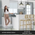 thumbnail image 4 of Isla de Cocina con Encimera y Mostrador Madesa Glamy 120 Blanco, 4 of 9