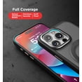 thumbnail image 3 of Encased Kickstand Case for iPhone 16 Pro Max (Compatible with MagSafe) 360° Magnetic Rotating Ring Stand (Black), 3 of 8