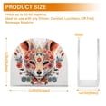 thumbnail image 3 of Fox Head Flowers Napkin Holder for Table Clear Napkin Stand Paper Holder Acrylic Organizer Dispenser Napkins for Dinner Kitchen Restaurant Room, 3 of 8