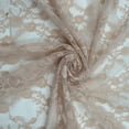 thumbnail image 4 of 60" Nylon Spandex Lace Floral Pattern Anti Wrinkle & Breathable Fabric by the Yard - (88 GSM) 4-Way Stretch - Perfect for Clothing, Lingerie, Bridal Gowns & DIY-Tan, 4 of 4
