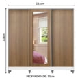 thumbnail image 3 of Ropero Closet Madesa 3 Puertas 1 Espejo con Pies BM 02, 3 of 5