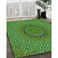thumbnail image 2 of Ahgly Company Indoor Rectangle Patterned Nebula Green Area Rugs, 5' x 7', 2 of 6