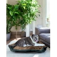 thumbnail image 4 of Cama para perro de lujo LUNICS Grande color gris y negro, 4 of 5