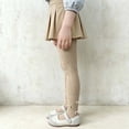 thumbnail image 5 of Bixock Toddler Girls Leggings Warm Knit Pantyhose Tights Footless Elastic Waist Bow Solid Color Soft Stretch Dance Training Indoor Casual Wear Size 5-6Years, 5 of 6