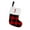 Plaid-J, variant on 8'' Initial Monogram Christmas Stockings Red Buffalo Plaid Personalized Christmas Stockings with Embroidered Letter White Plush