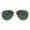Gold Green, variant on Mens Classic Tear Drop Metal Rim Pilots Officer Sunglasses All Black