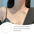 thumbnail image 3 of ZLight Wire Collar Hoop Metal Jewelry Handicrafts DIY Making Finding Spare Silver White, 3 of 6